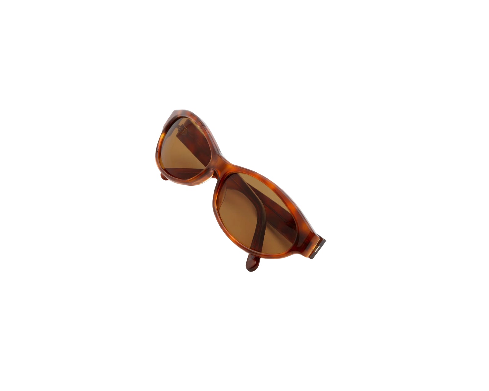 Marni Unisex Marni DYP Ouzoud Havana Sonnenbrillen Acetat Havanna Braun Geometrisch