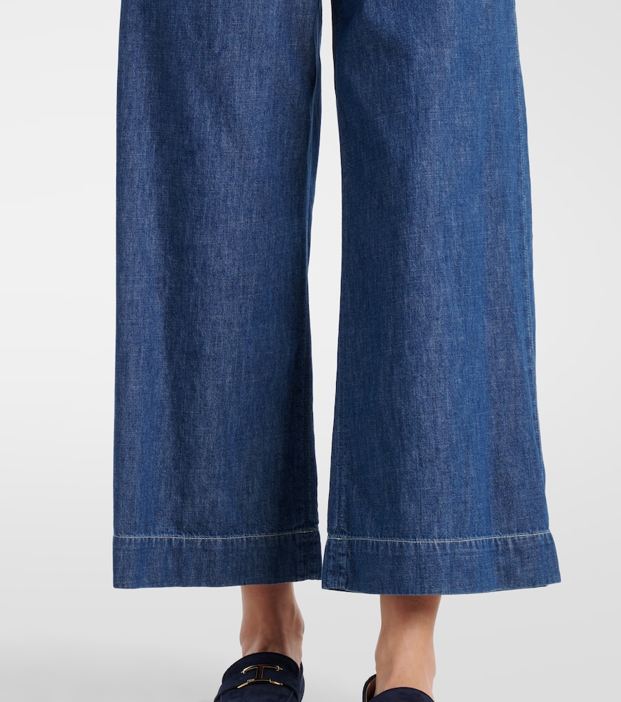 Paul high-rise wide-leg jeans