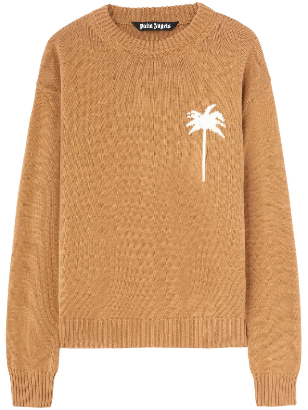 Palms-knit sweater - Neutrals