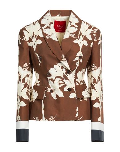 Co. go Woman Blazer Brown Size 4 Cotton