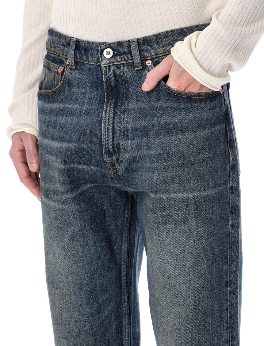 Third Cut Wide Straight Jeans