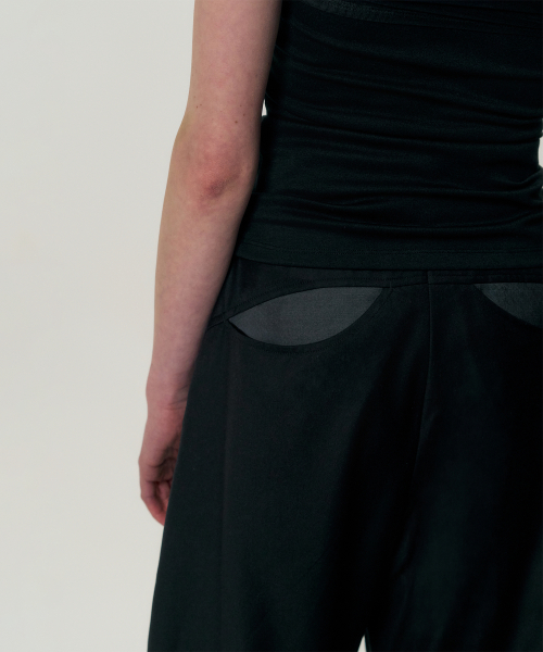 Soft-Curve Wide Pants_BLACK