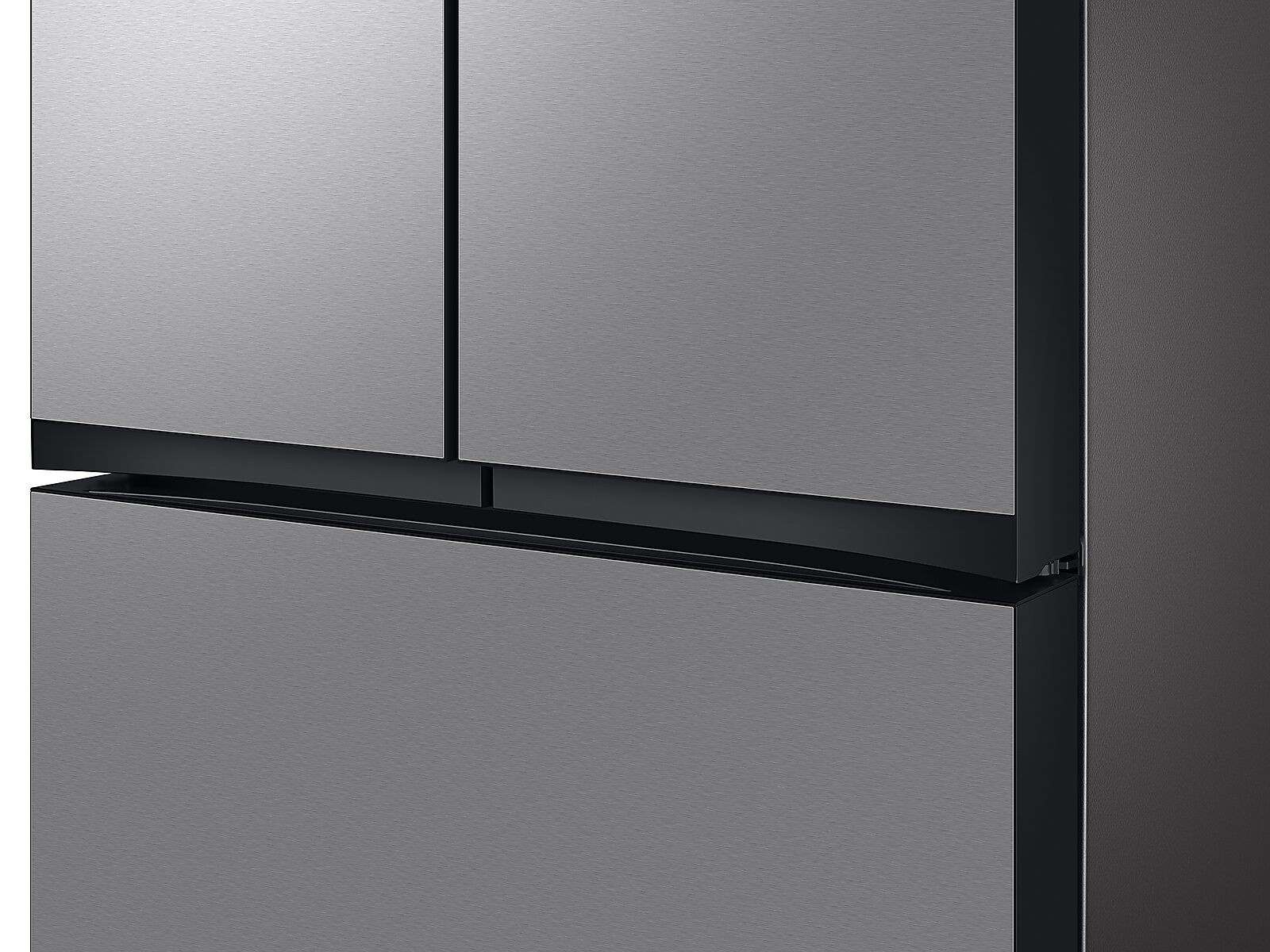 Bespoke 3-Door French Door Refrigerator (30 cu. ft.) with AutoFill Water Pitcher in Stainless Steel(RF30BB6200QLAA)
