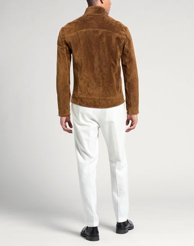 Man Jacket Camel Size L Leather