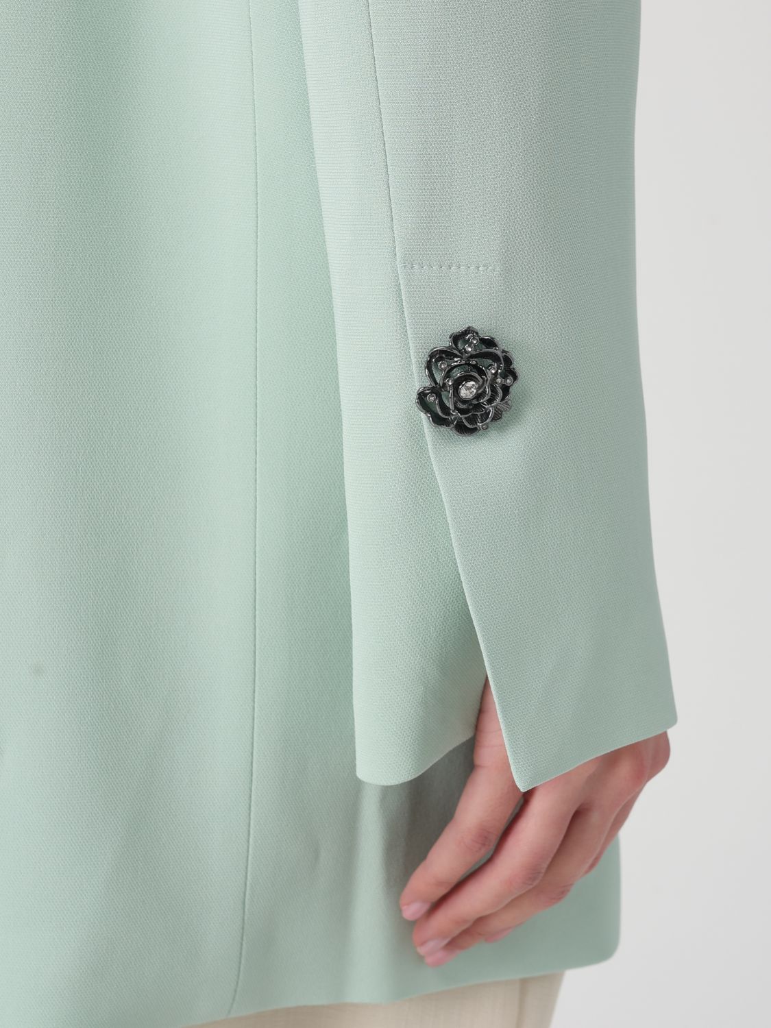 Blazer Woman color Green