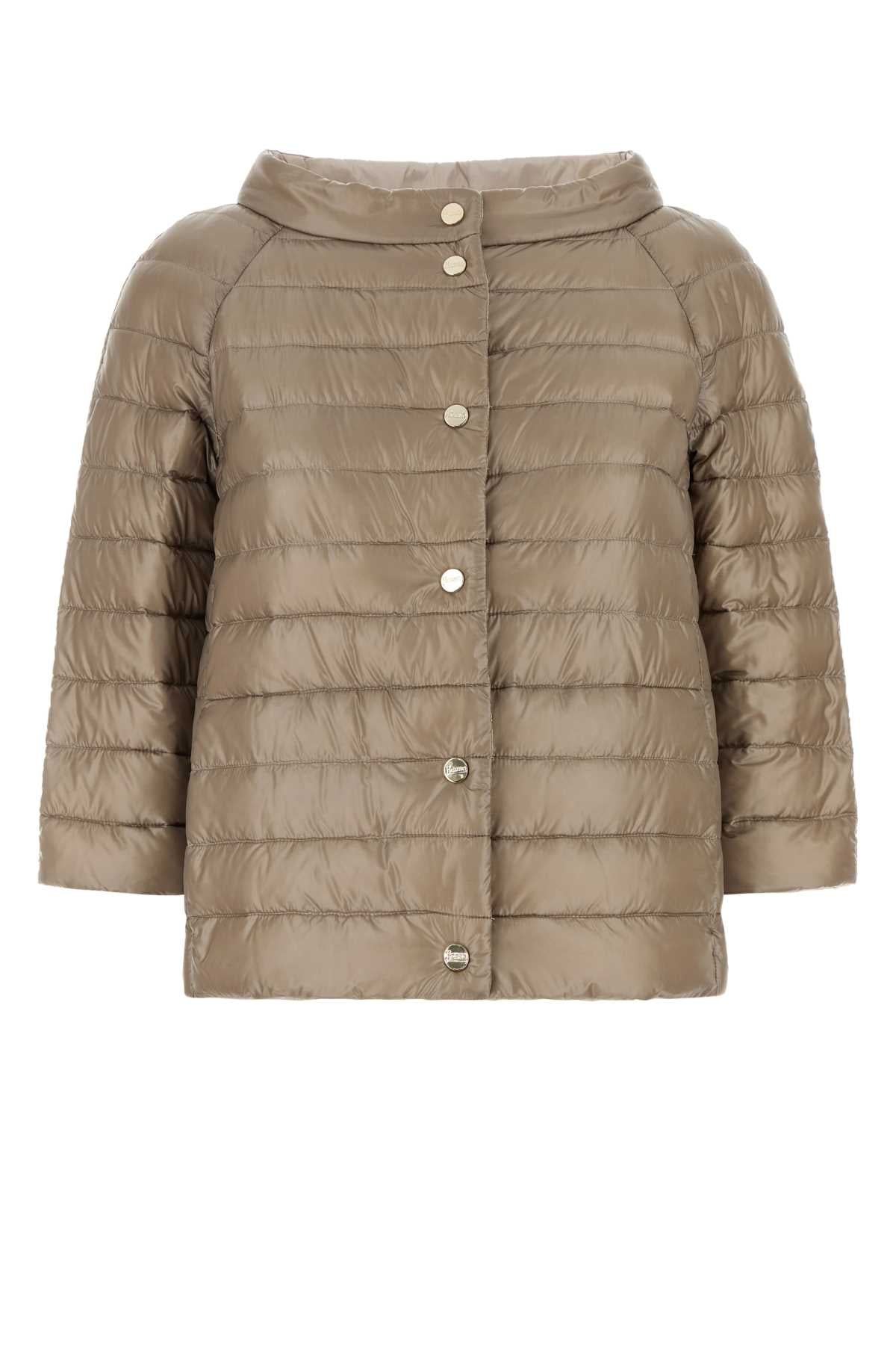 Reversibile Down Jacket — Beige