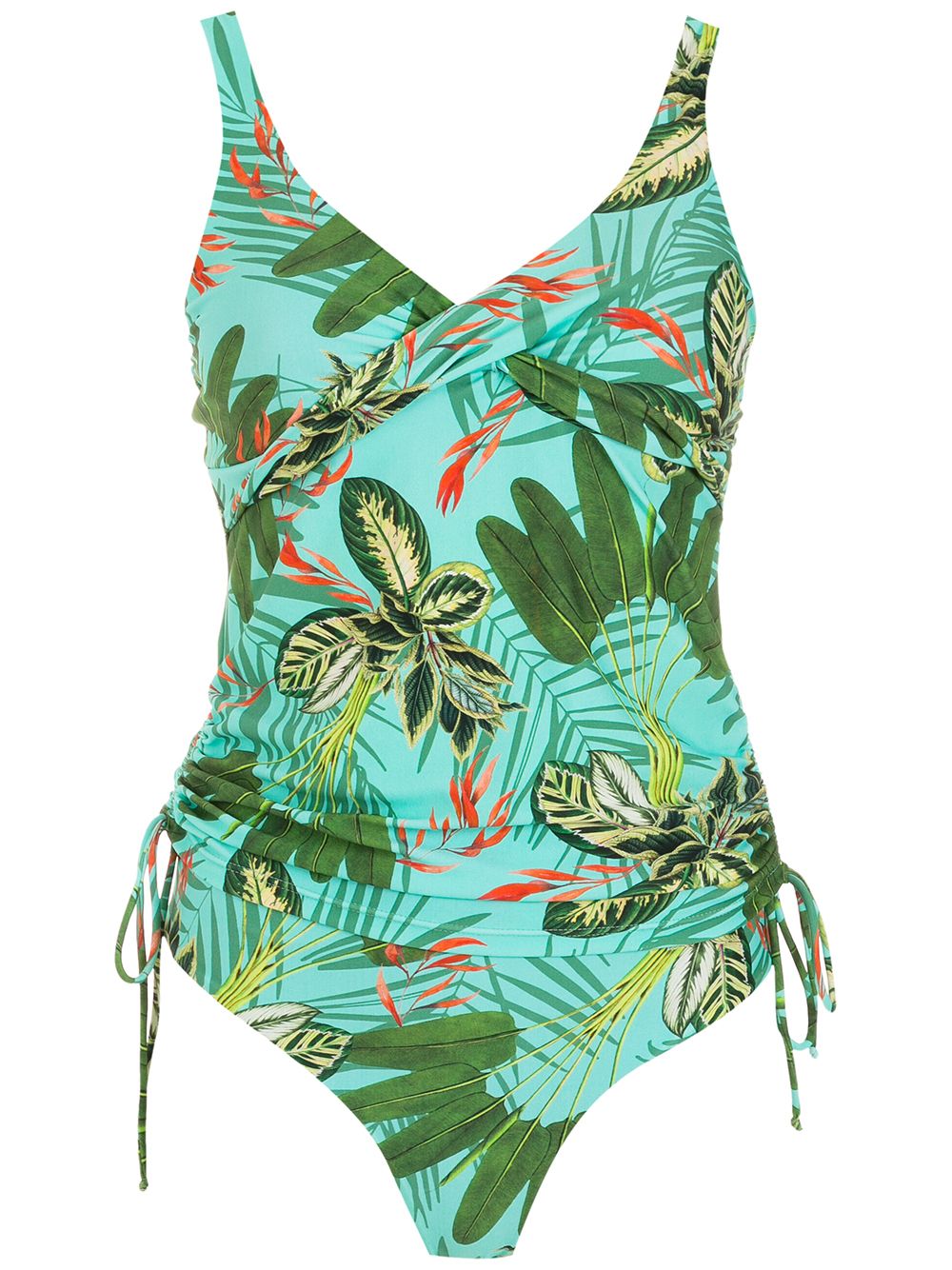 Bruma tropical print swimsuit - Green