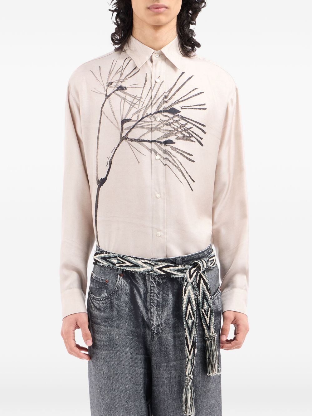 Printed Silk Belt