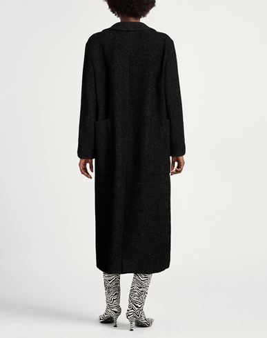 Paltò Woman Coat Black Size 10 Wool, Acrylic, Polyester, Polyamide
