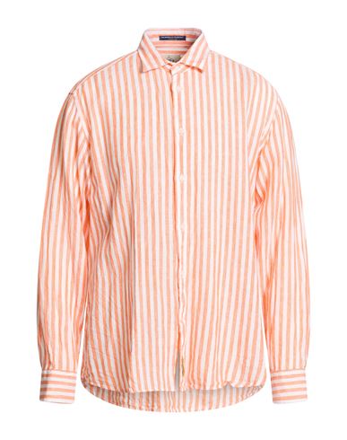 B. d.baggies Man Shirt Orange Size XL Linen