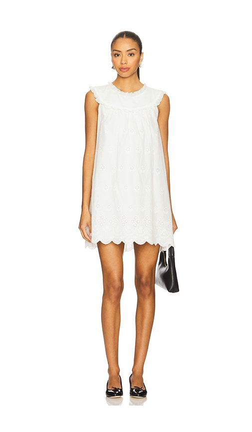 Tularosa Elera Mini Dress in White. XL. Also in