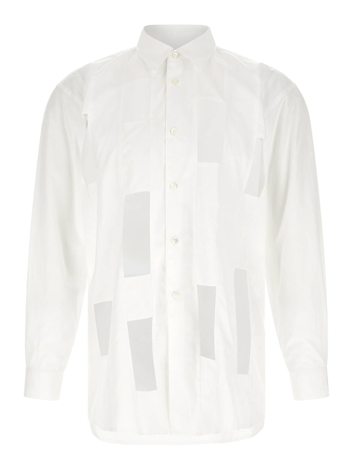 Geometric Cut-Out Shirt