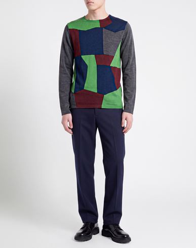 Comme Des Garçons Homme Deux Man Sweater Navy Size XL Wool
