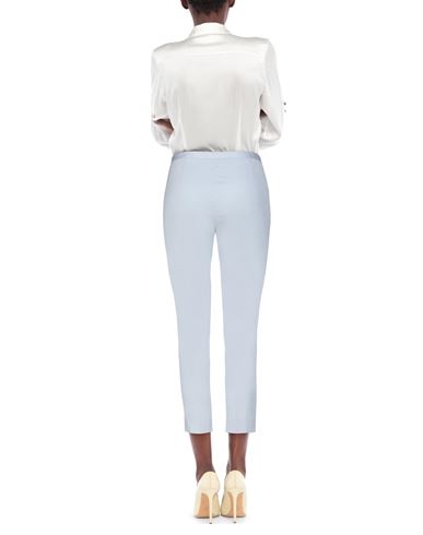 Woman Pants Sky blue Size 12 Cotton, Elastane