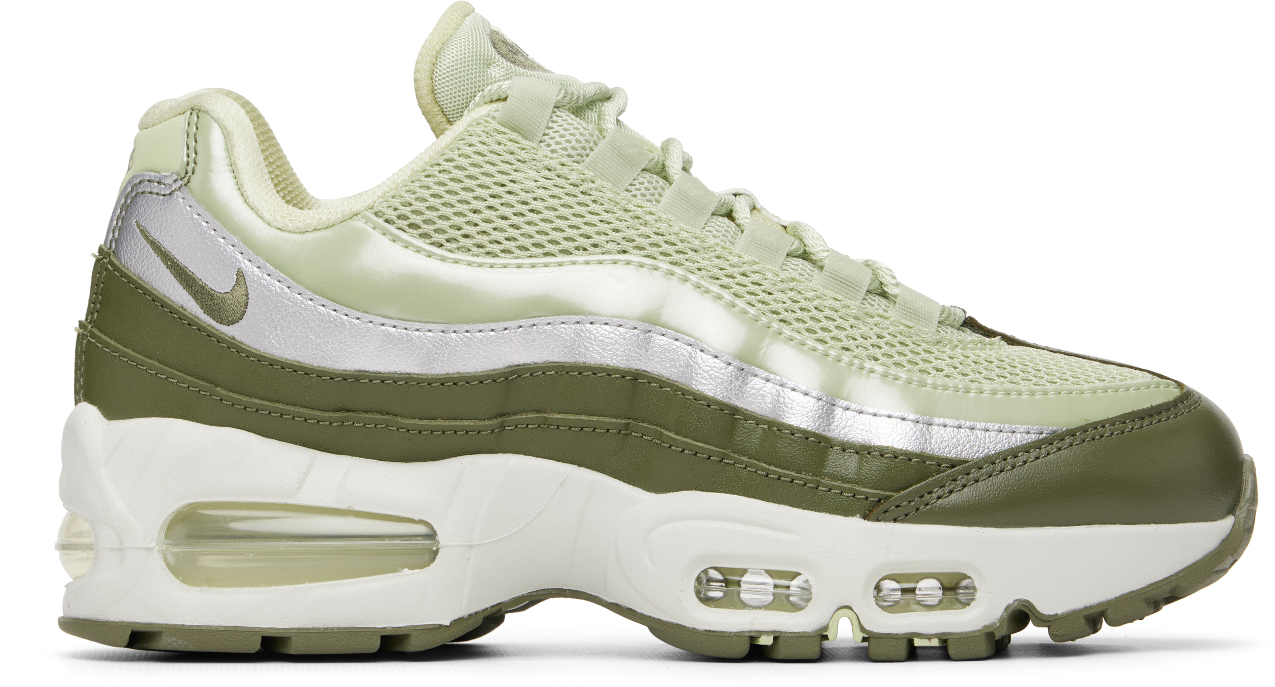 Green Air Max 95 Big Bubble Sneakers