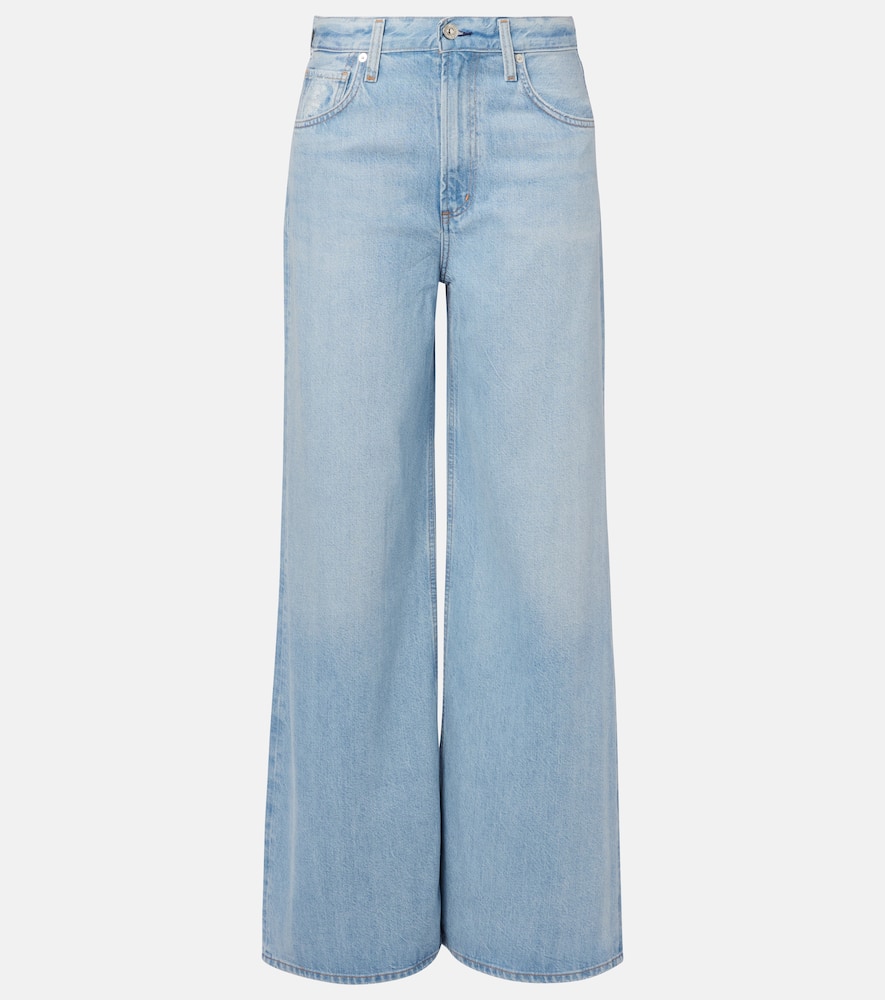 Paloma mid-rise wide-leg jeans