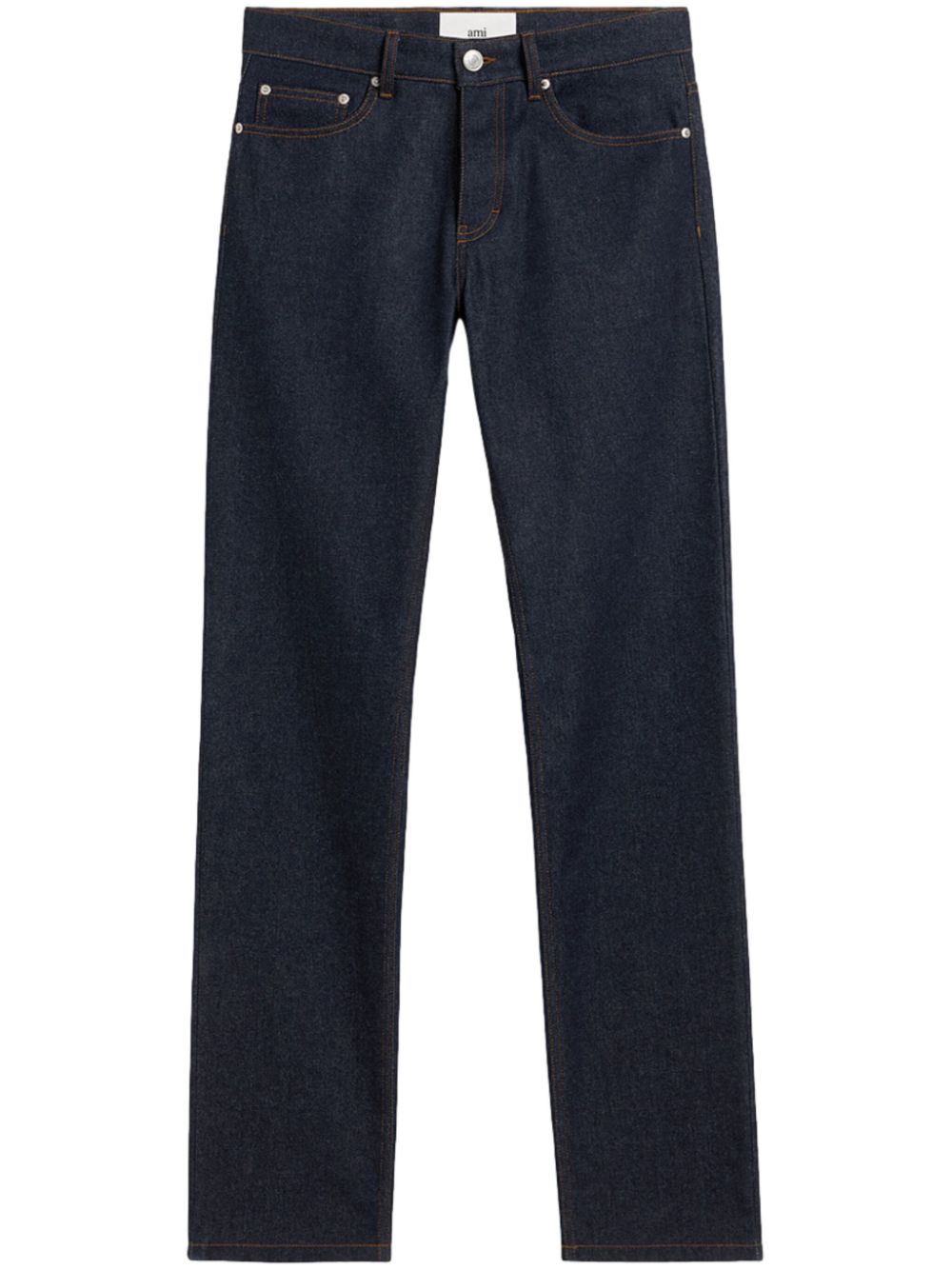 Classic fit cotton jeans - Blue