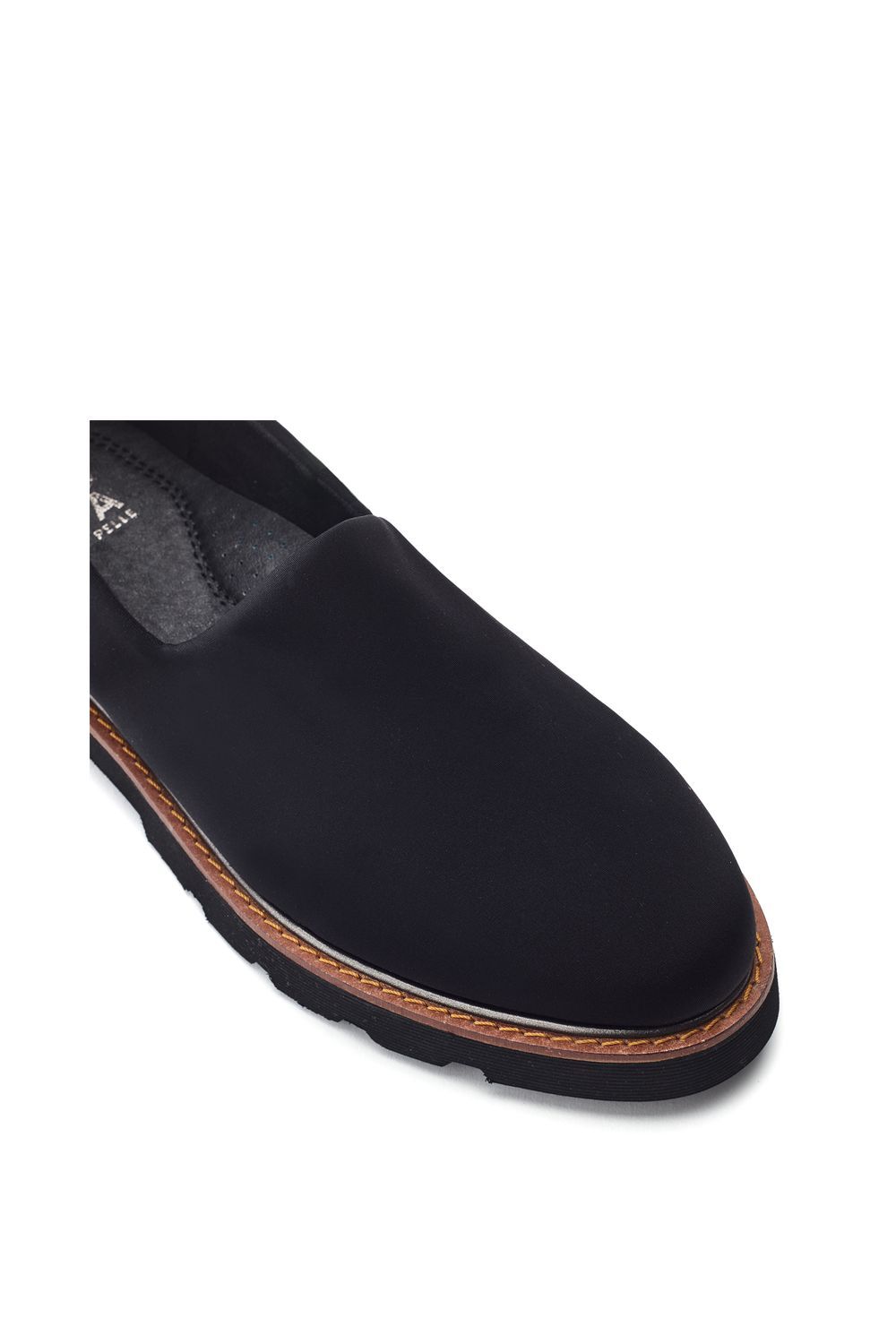 Moda In Pelle Women's 'Ekina' Textile Loafers in Black