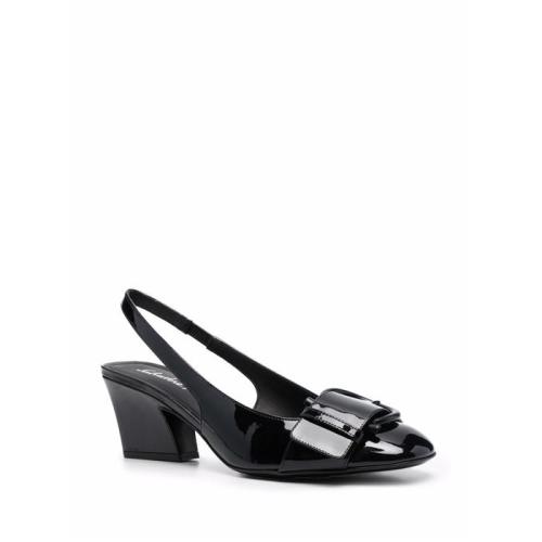 Briget 55 patent leather slingback pumps - Black