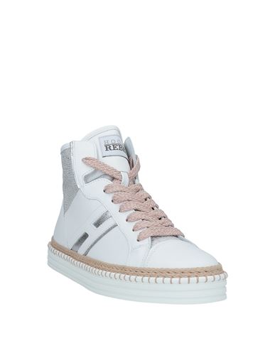 Woman Sneakers White Size 5.5 Leather, Textile fibers