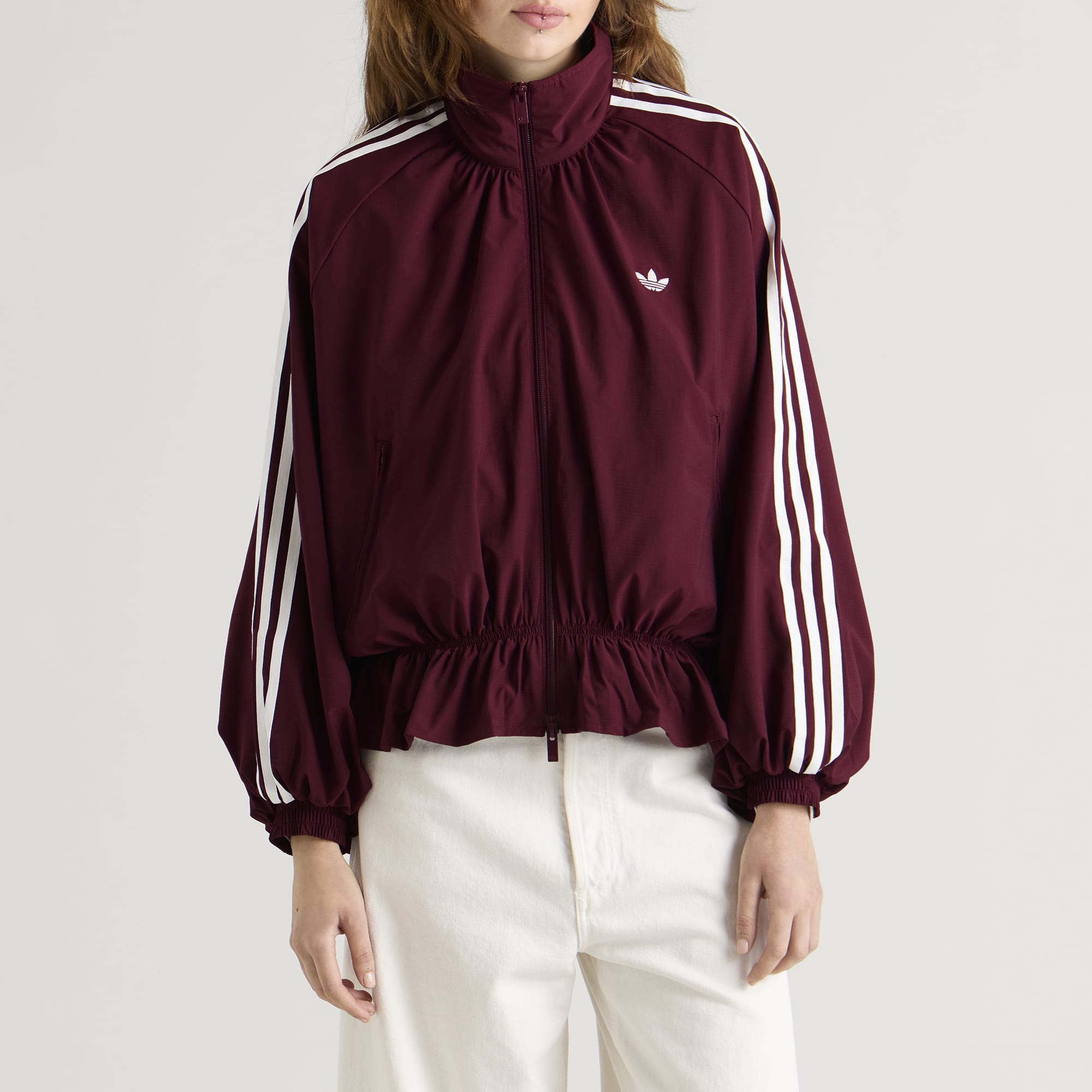 Women's Blousy Oversized Track Top in Shared