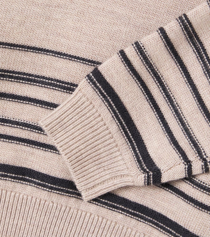 Flores striped wool sweater