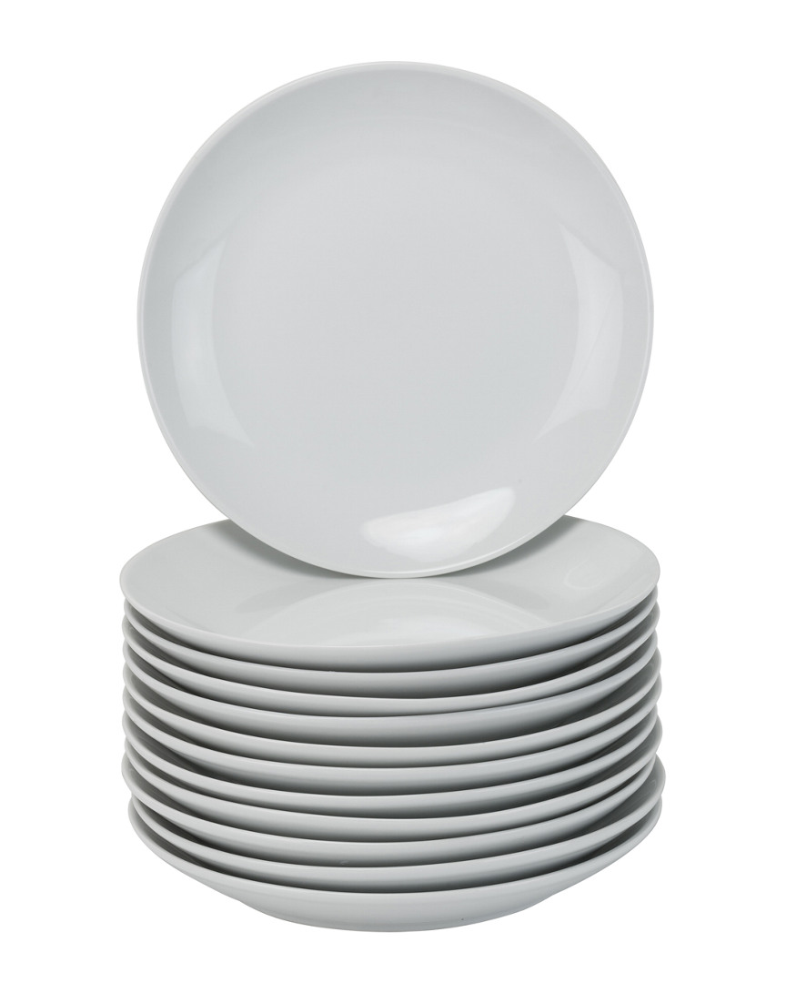 Set of 12 Coupe Plates