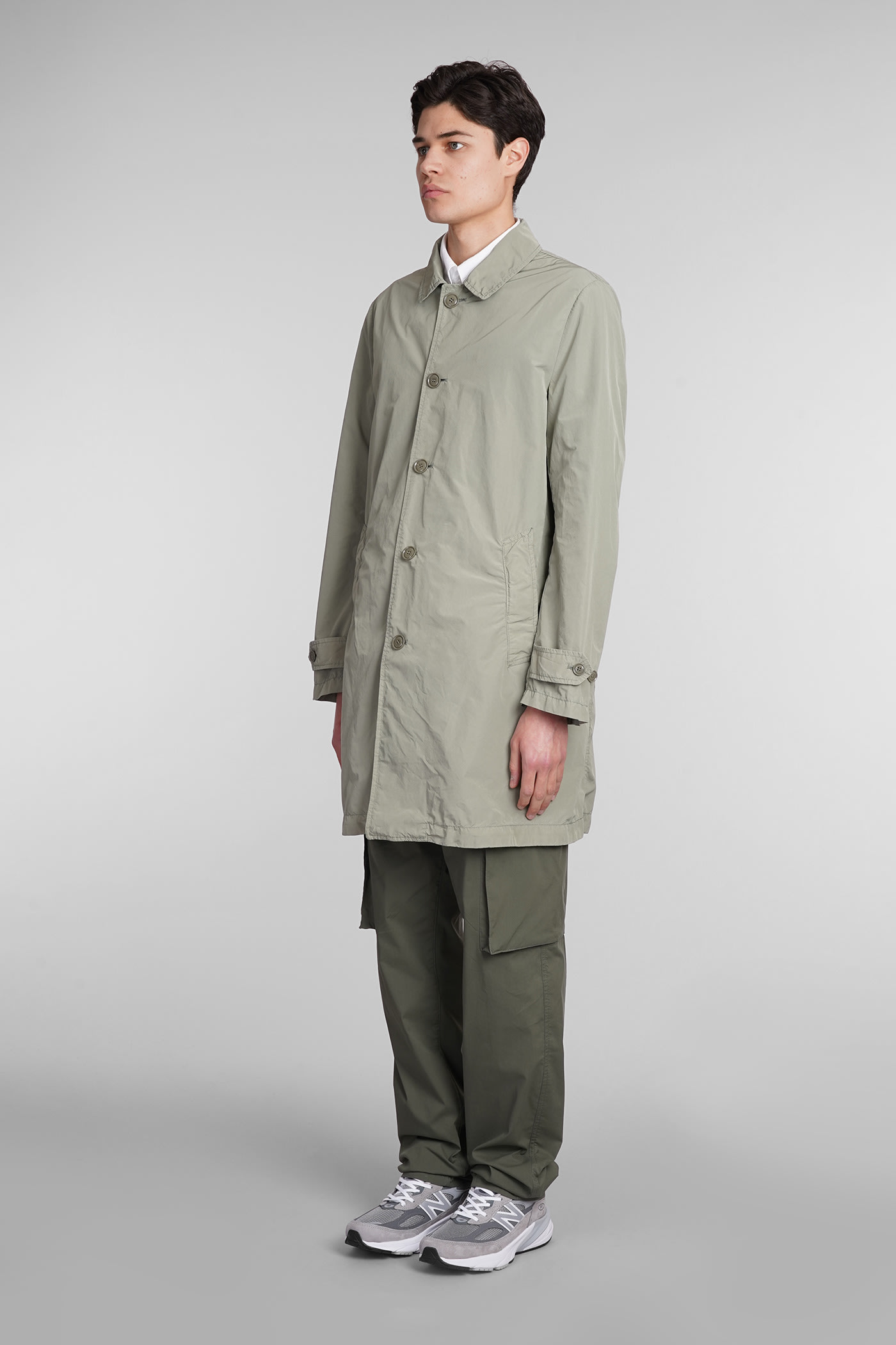 Impermeabile Lemon Coat In Green Polyester