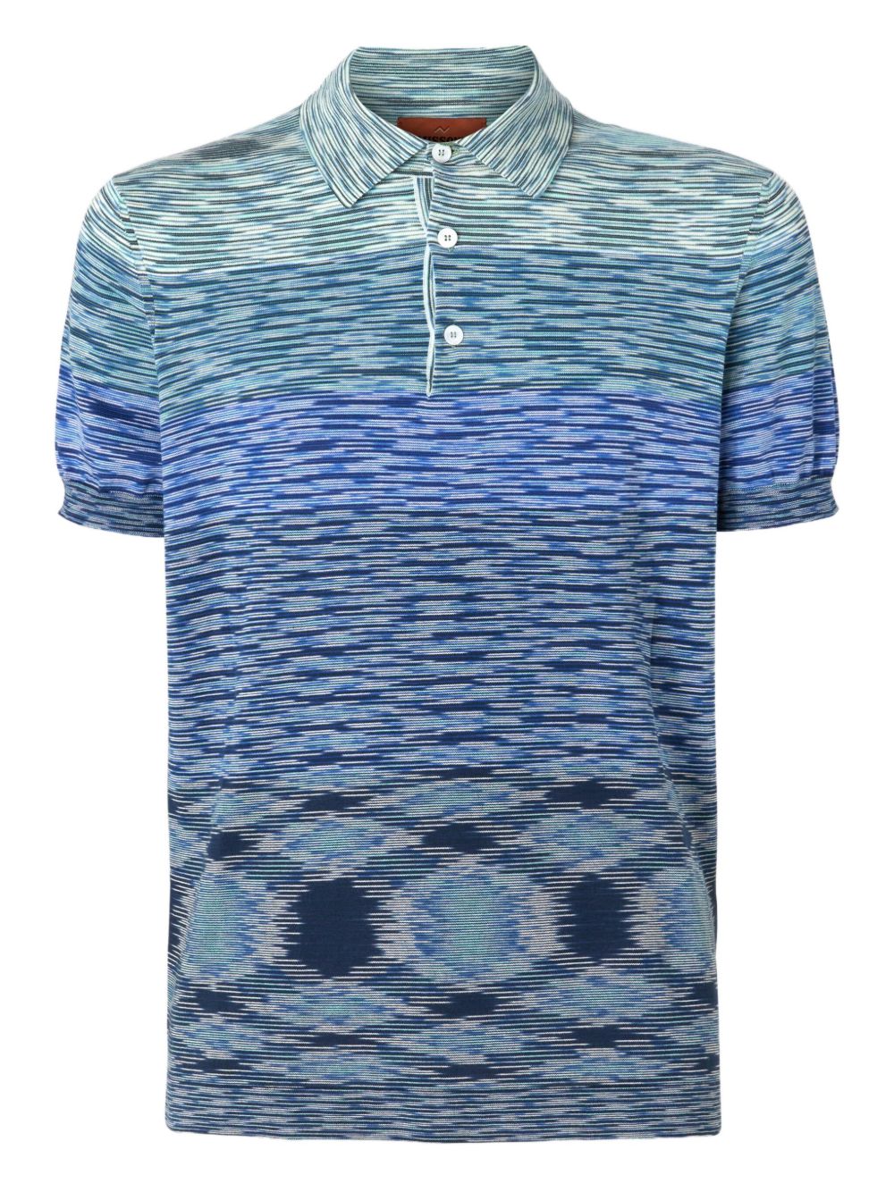 Missoni striped cotton polo shirt - Blue
