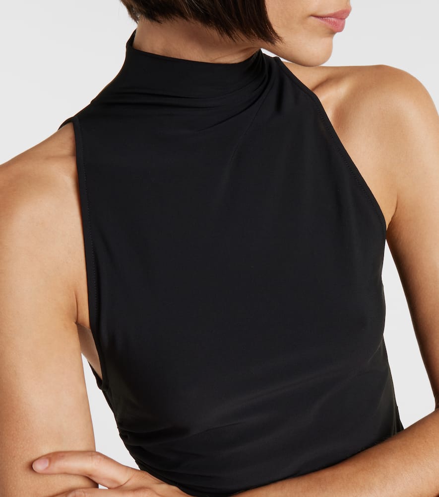 Piazza gathered minidress