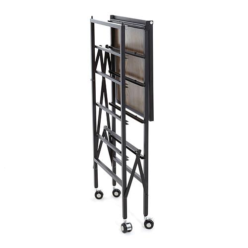 5-Drawer Cart with Wooden Top