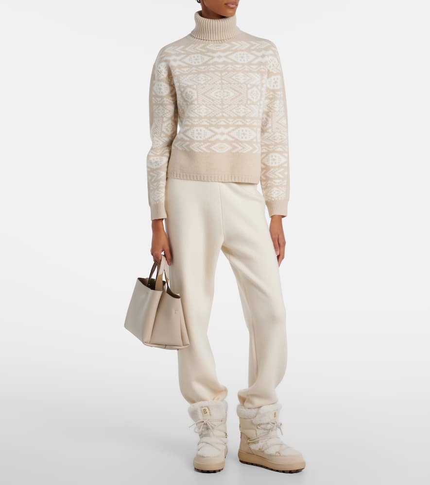 Nadin wool and cotton-blend turtleneck sweater