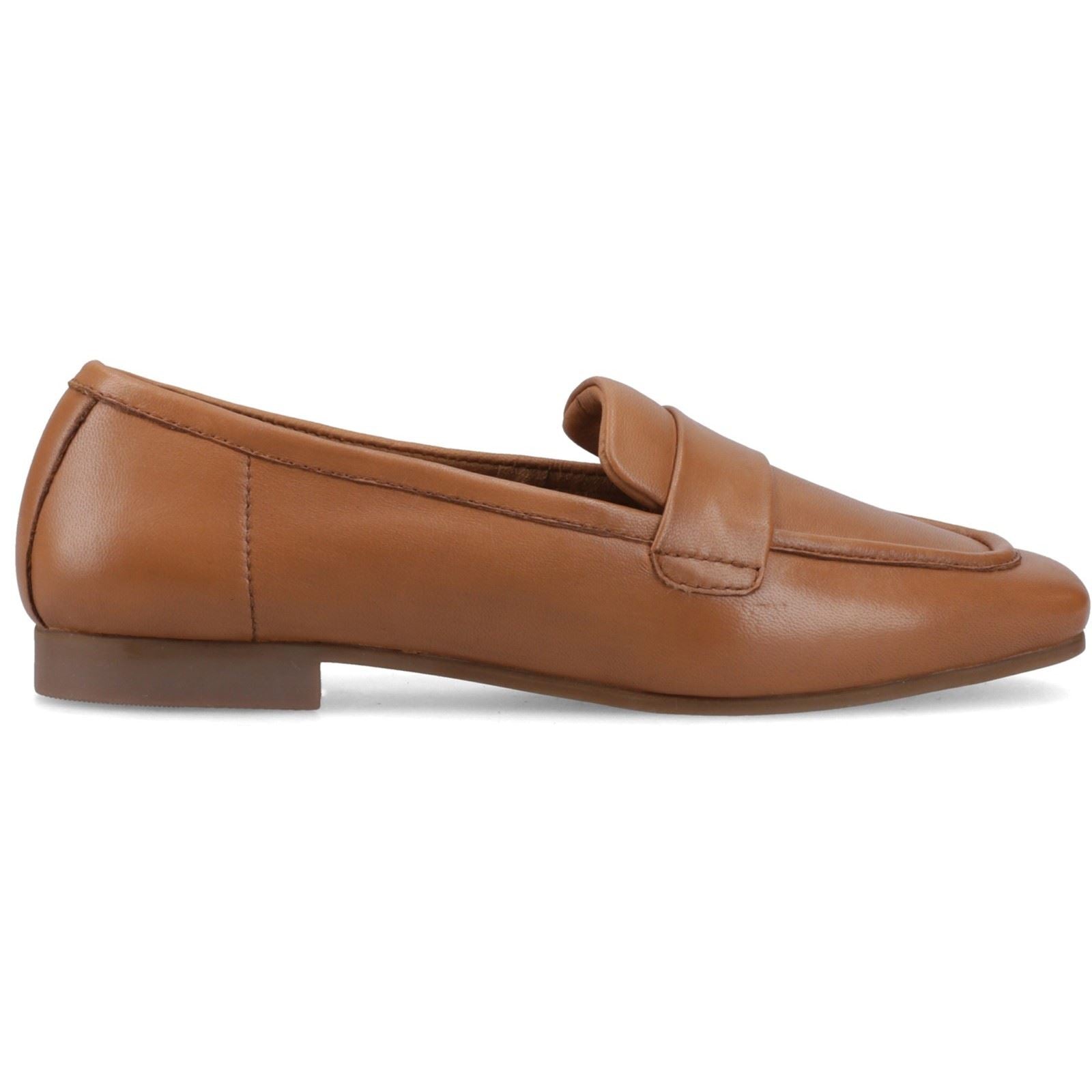 Hush Puppies Sutton Leather Women's Tan Loafer