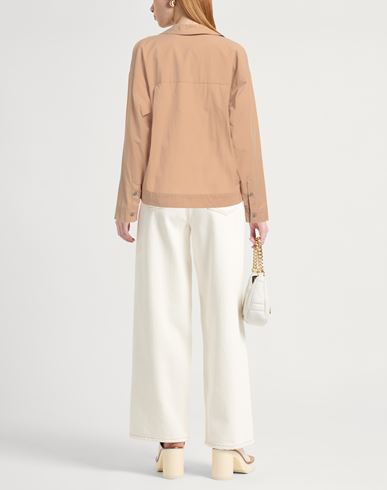 Woman Top Camel Size 4 Cotton