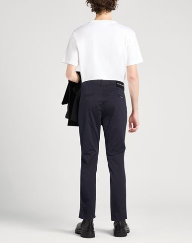 Man Pants Midnight blue Size 28 Cotton, Elastane