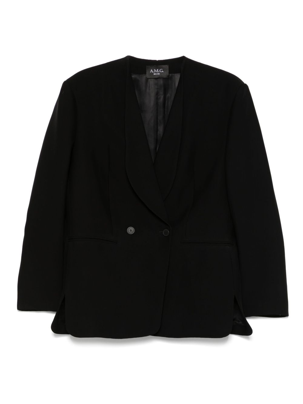 A.M.G. double-breasted blazer - Black