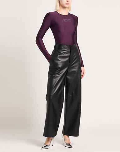 Woman Bodysuit Plum Size 12 Polyamide, Elastane
