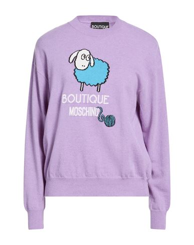 Woman Sweater Lilac Size 10 Virgin Wool, Cashmere
