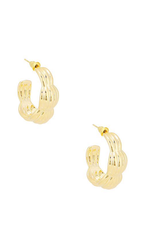 Lovers and Friends Jeanne Earrings in Metallic Gold