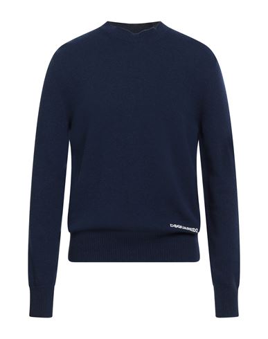 Man Sweater Navy Size M Wool, Polyamide