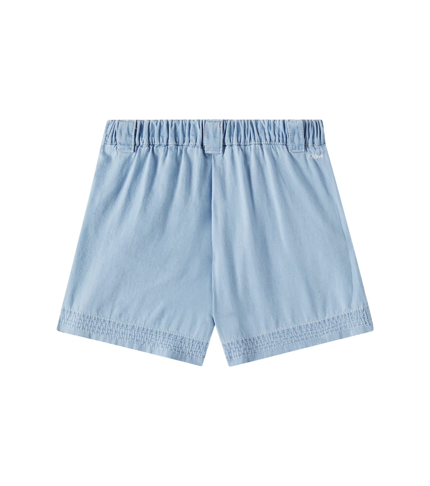 Chloé Kids Denim Bermuda shorts