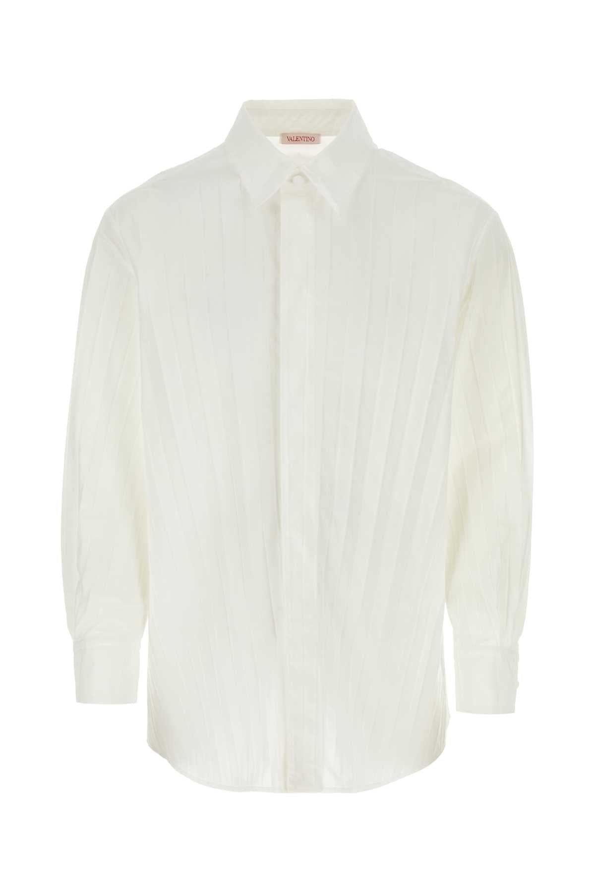 Tech Nylon Oversize Shirt — White
