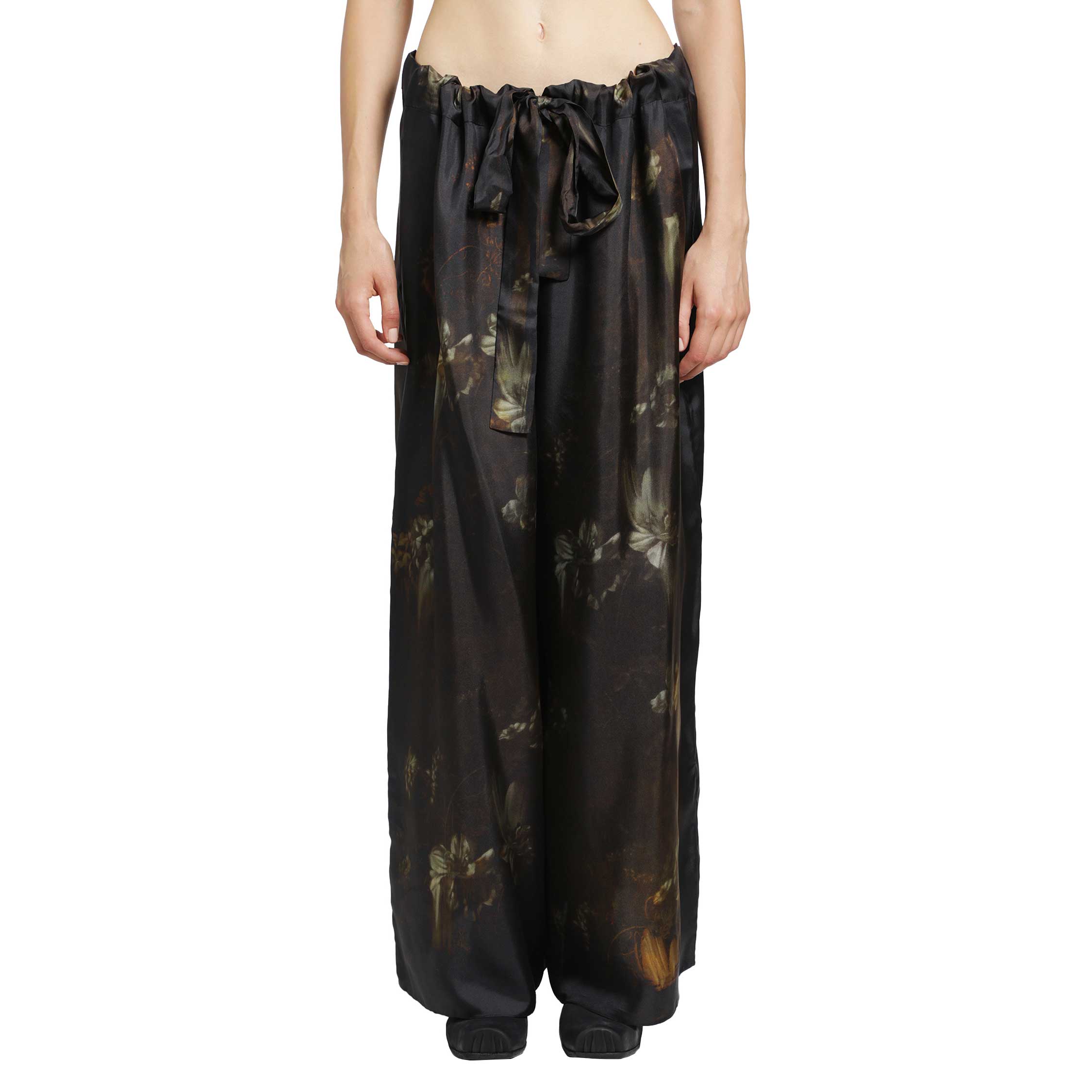 Silk Palazzo Trousers