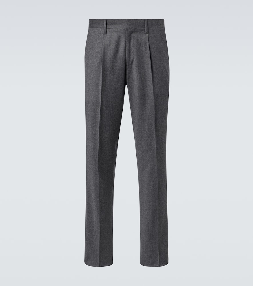 Wool and cashmere suit pants