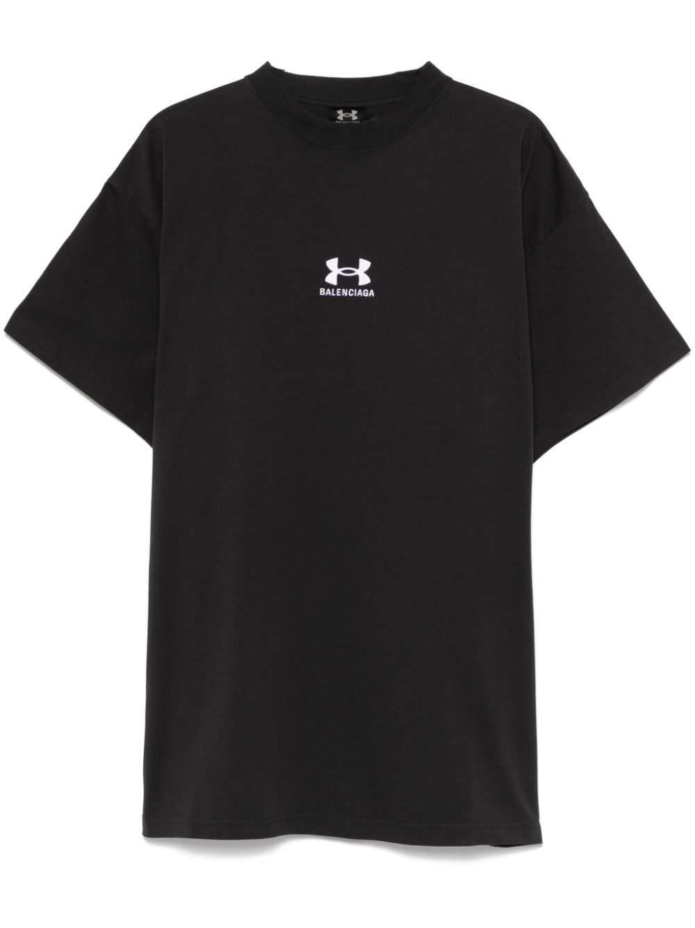 X Under Armour® logo-embroidered T-shirt - Black