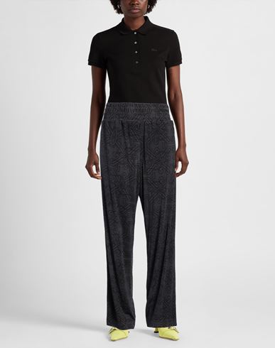 Woman Pants Charcoal Size M Silk