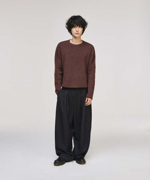 Cropped Rolling Round Knit