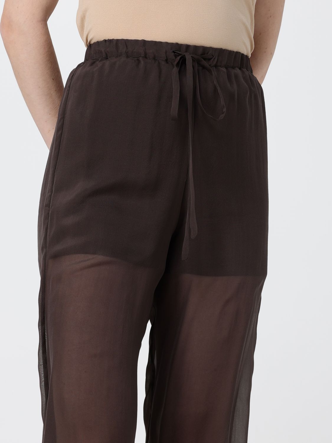 Pants Woman color Cocoa