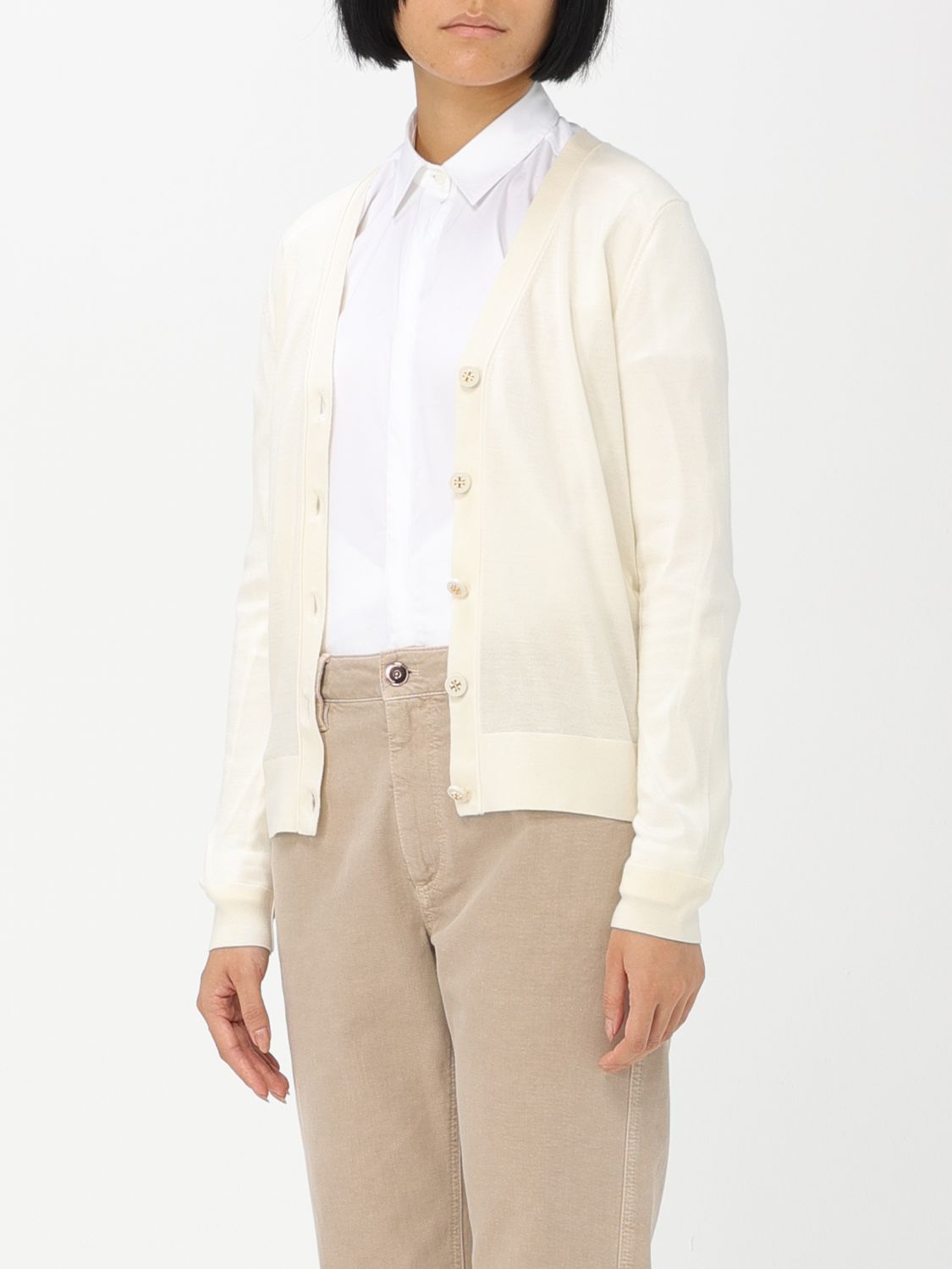 Cardigan Woman color White