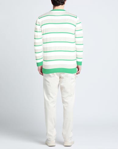 Man Sweater Green Size 40 Cotton